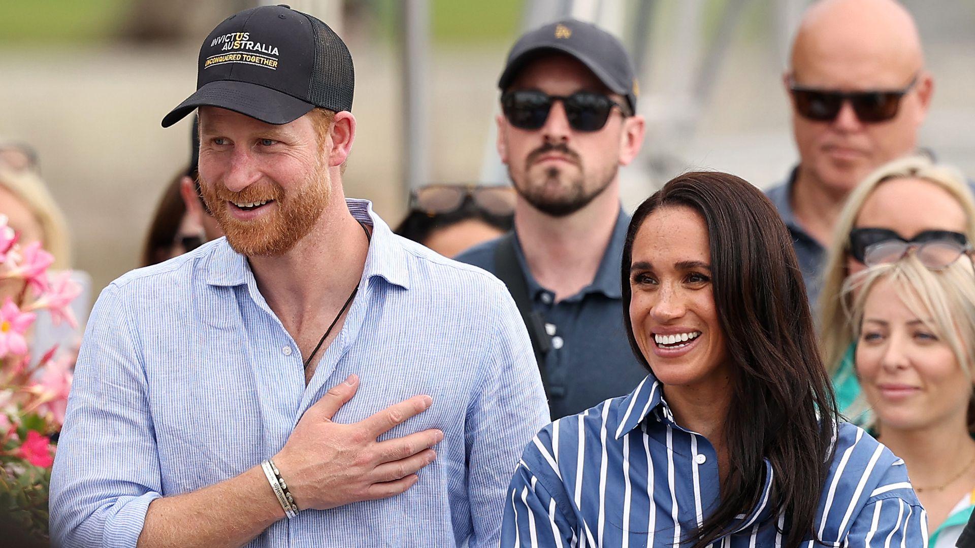 Prince Harry and Meghan land in UK days after announcing move