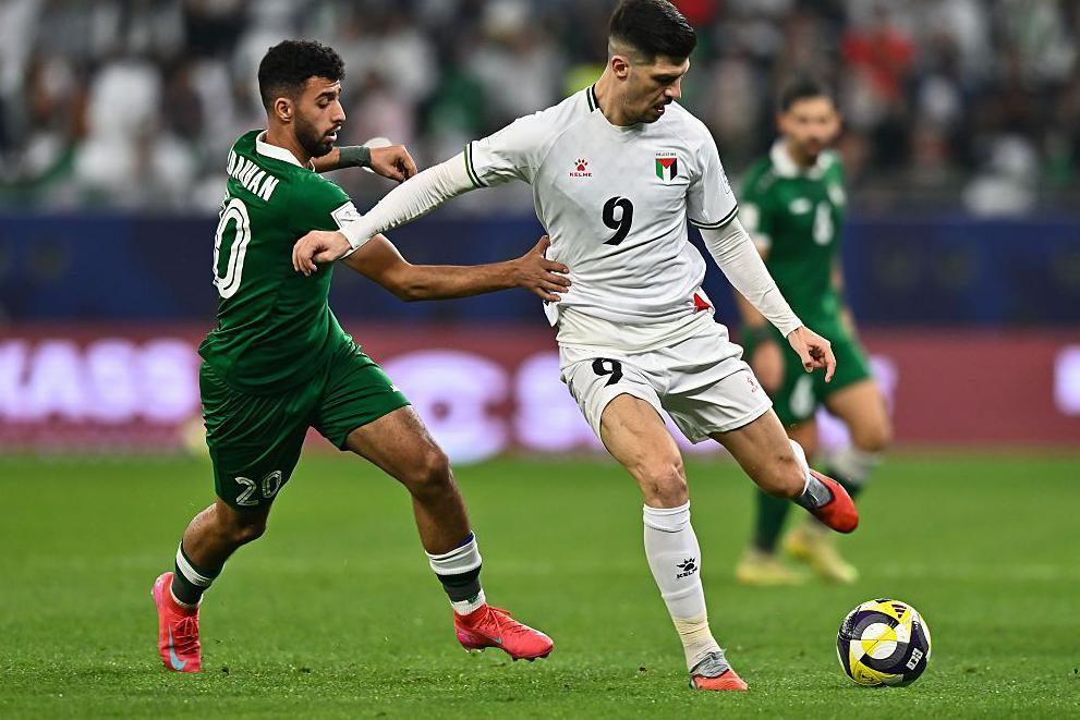 مباراة منتخبي سوريا وفلسطين