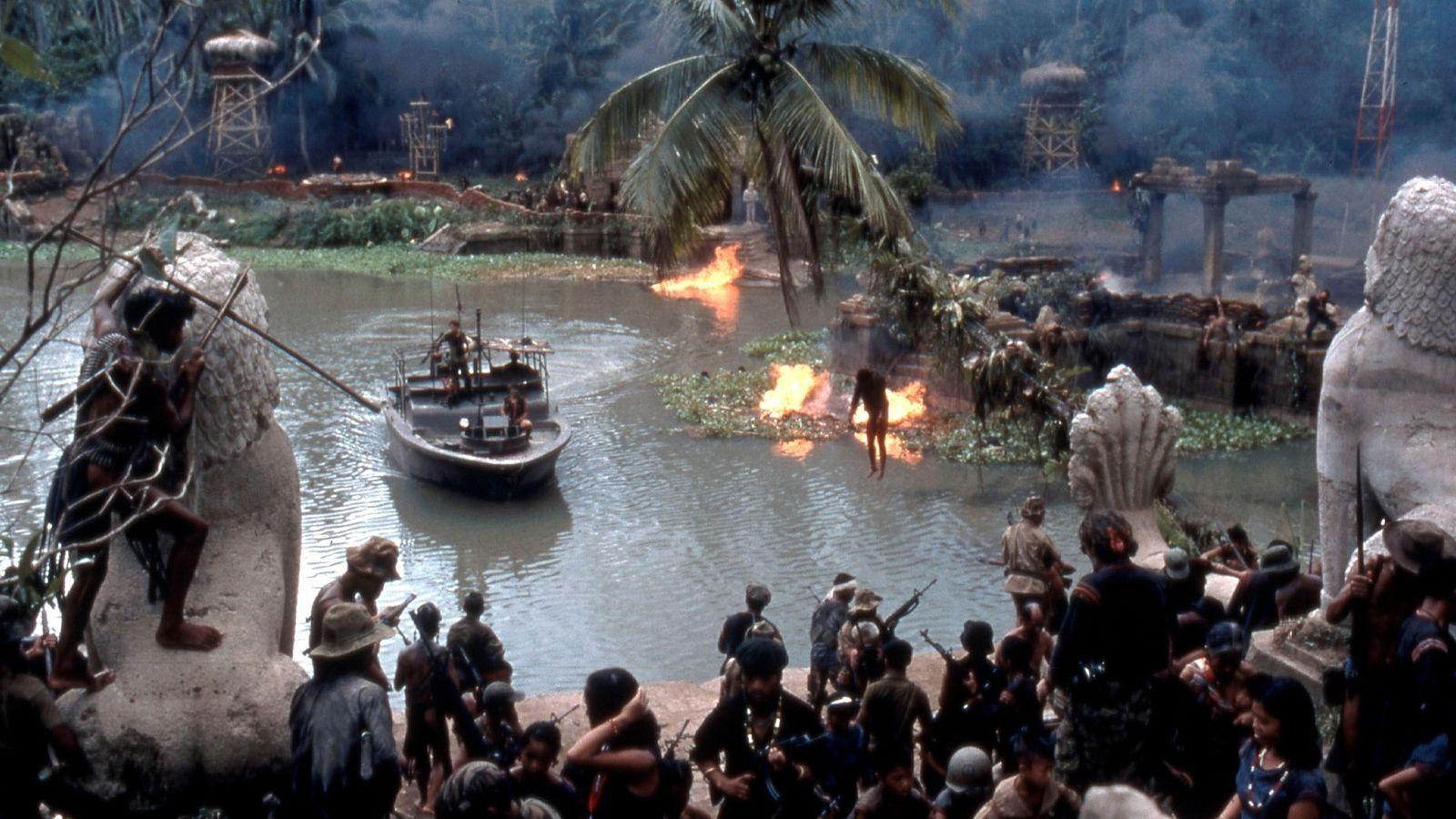 Una escena de "Apocalipsis Now".
