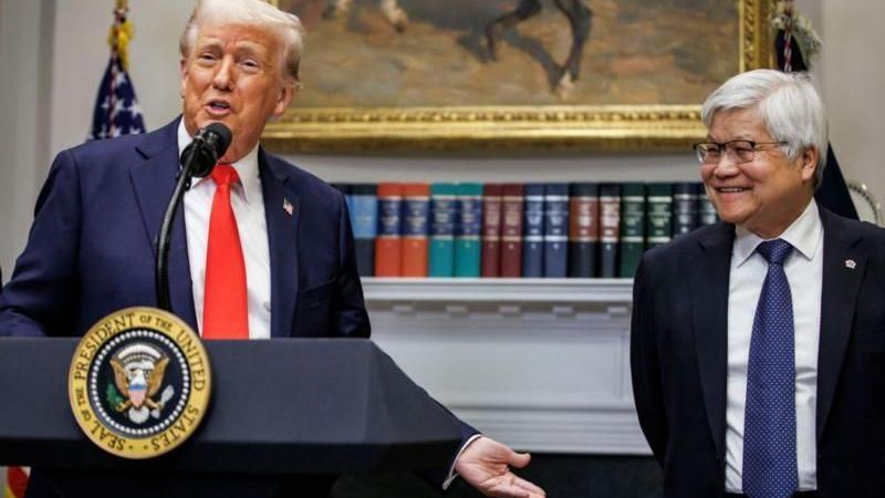 特朗普與魏哲家