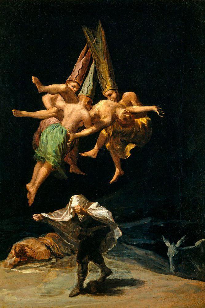 Quadro 'O Voo das Bruxas', de Francisco Goya