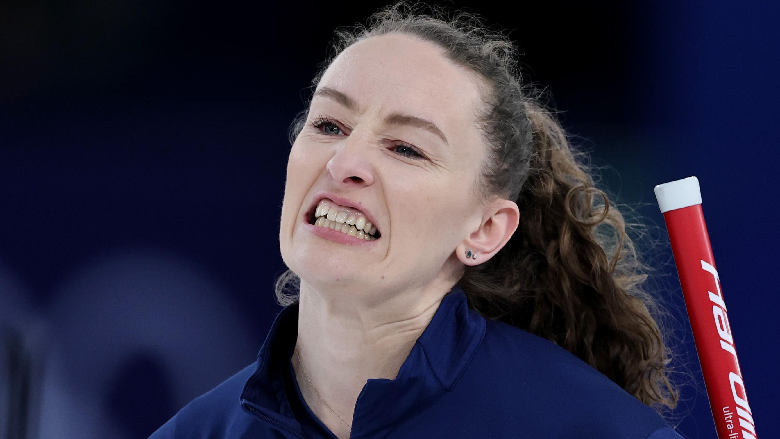Winter Olympics: Team GB trail halfway through mixed curling bronze-medal match - watch
