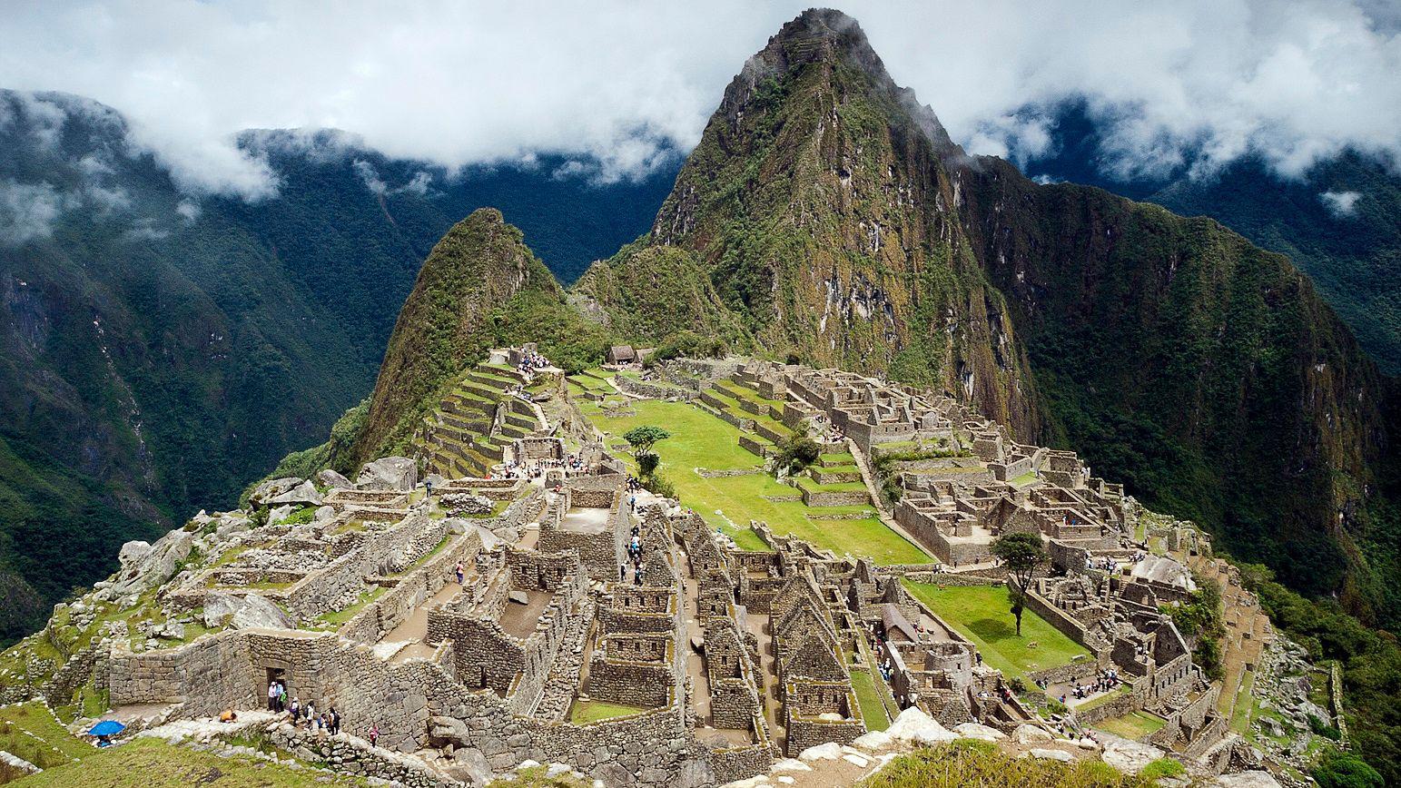 Vista de Machu Pichu.