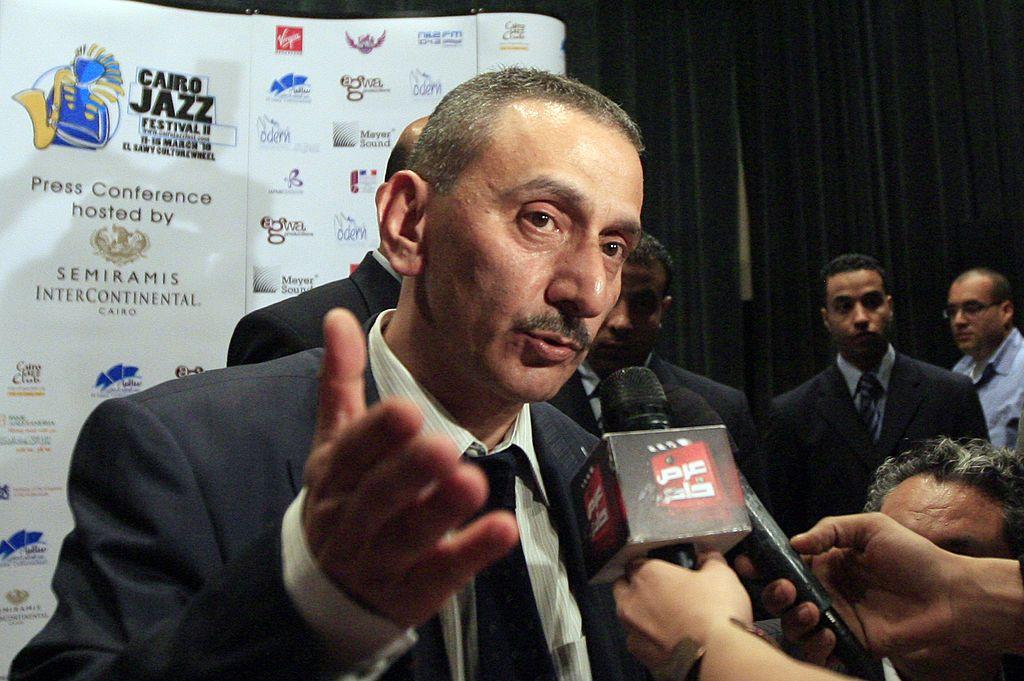 زياد الرحباني خلال مشاركته في مهرجان القاهرة الدولي لموسيقى الجاز الدورة الثانية عام 2010