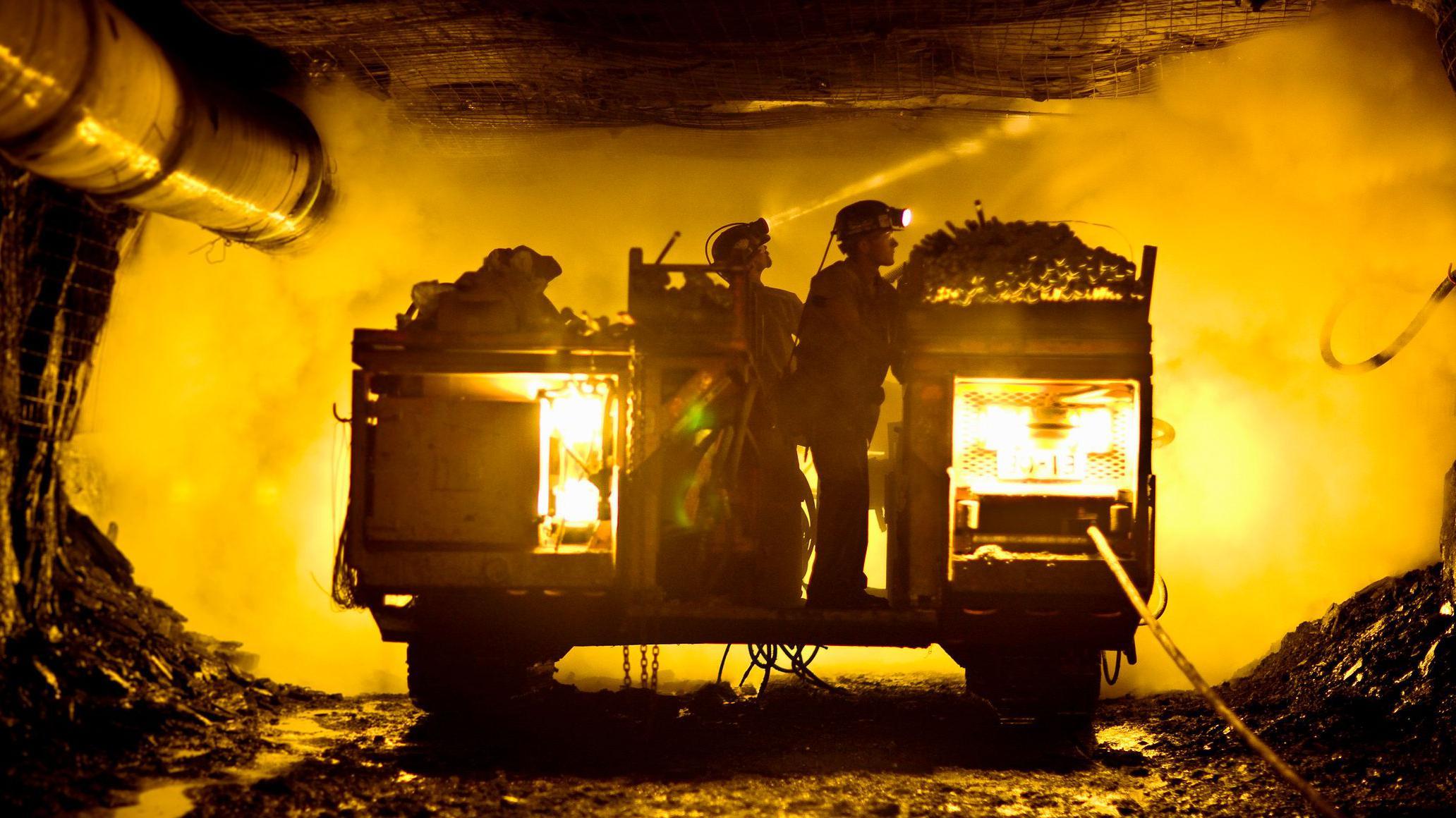 Trabajadores en una mina (foto genérica).