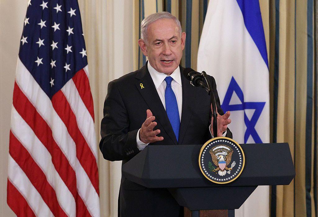 Benjamin Netanyahu habla en conferencia de prensa