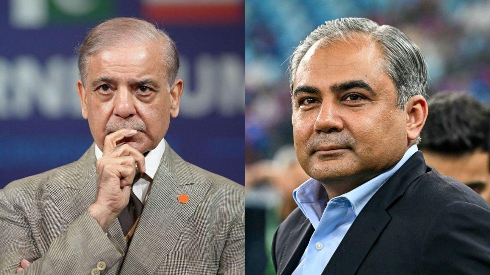 Mohsin Naqvi and Shehbaz Sharif
