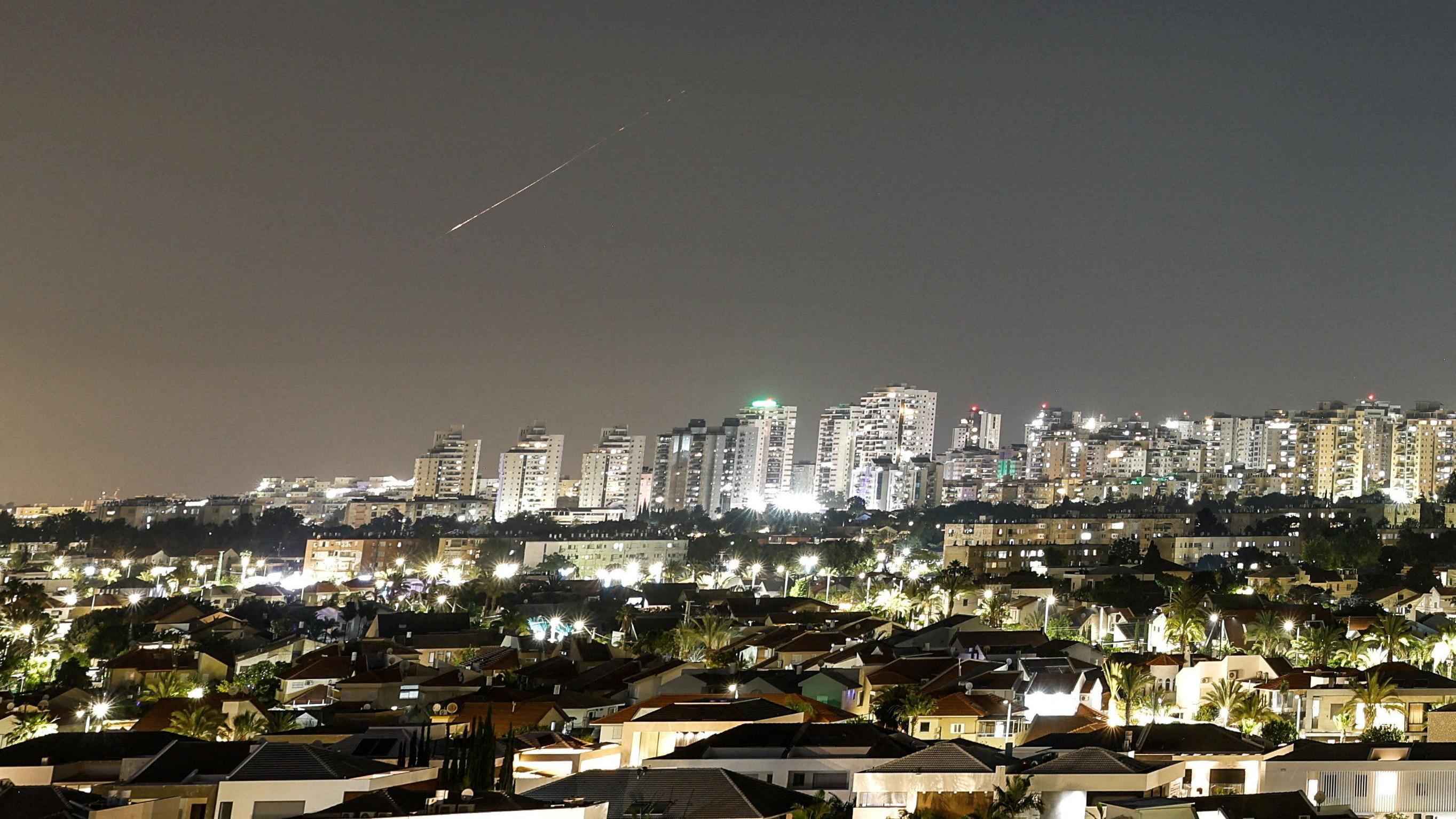 Misil en Ashkelon