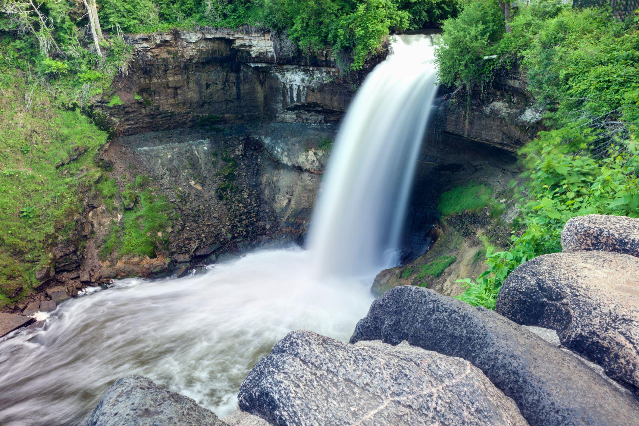 Cascada cerca de Minneapolis.