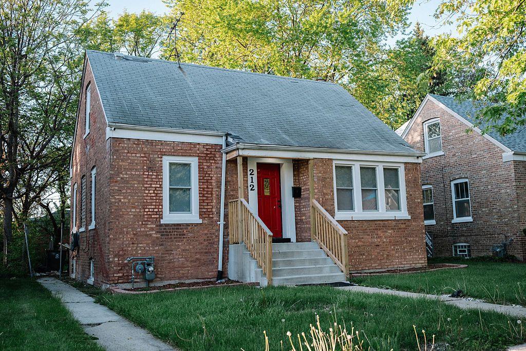 La casa familiar de los Prevost en Delton, Illinois
