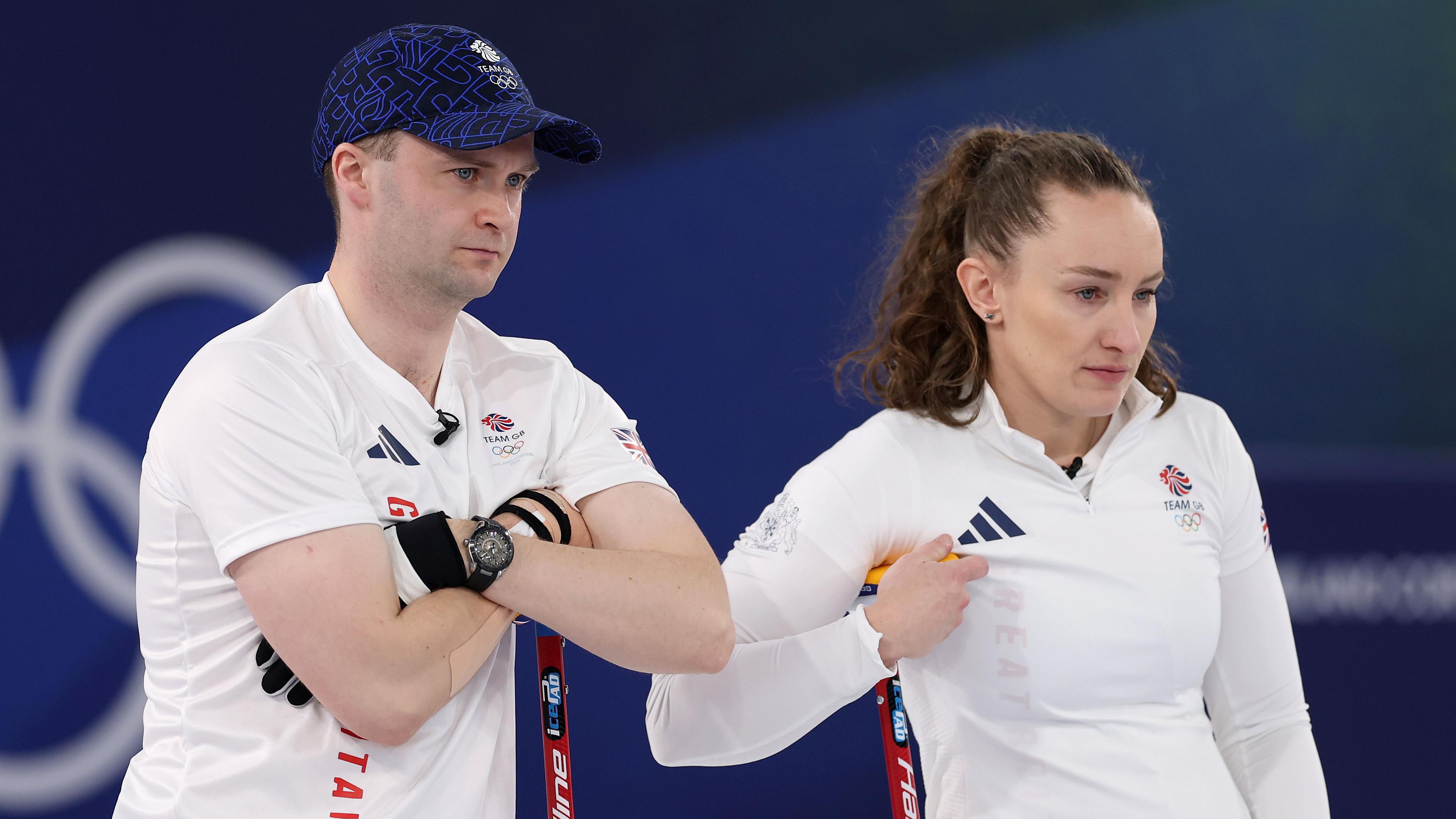 Winter Olympics: GB in curling semi-final & speed skating - watch & follow