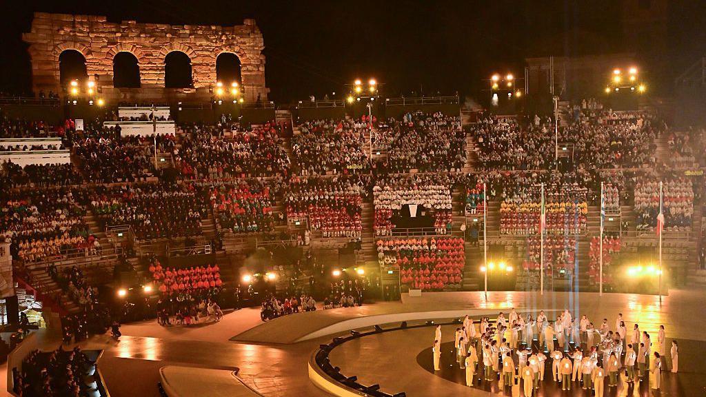 Watch the Winter Olympics closing ceremony from Verona