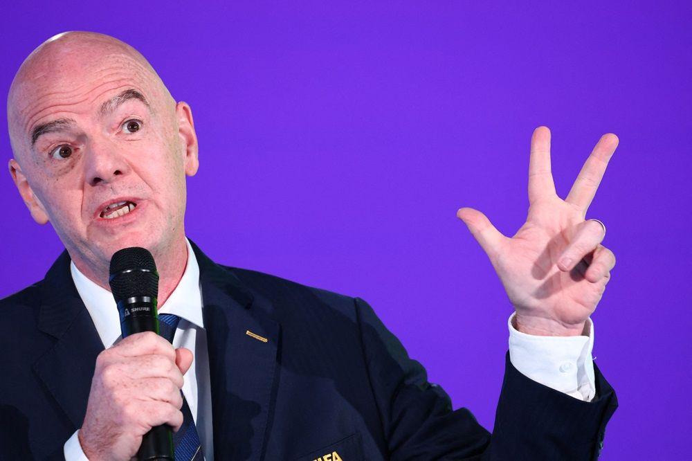 predsednik fifa đani infantino, žreb za baraž za svetsko prvenstvo