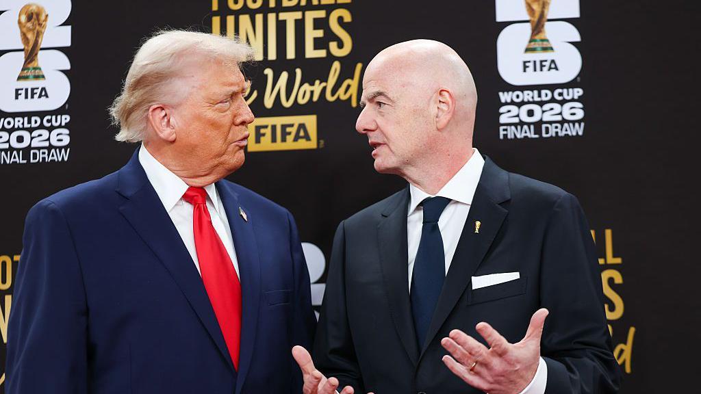 Donald Trump y Gianni Infantino