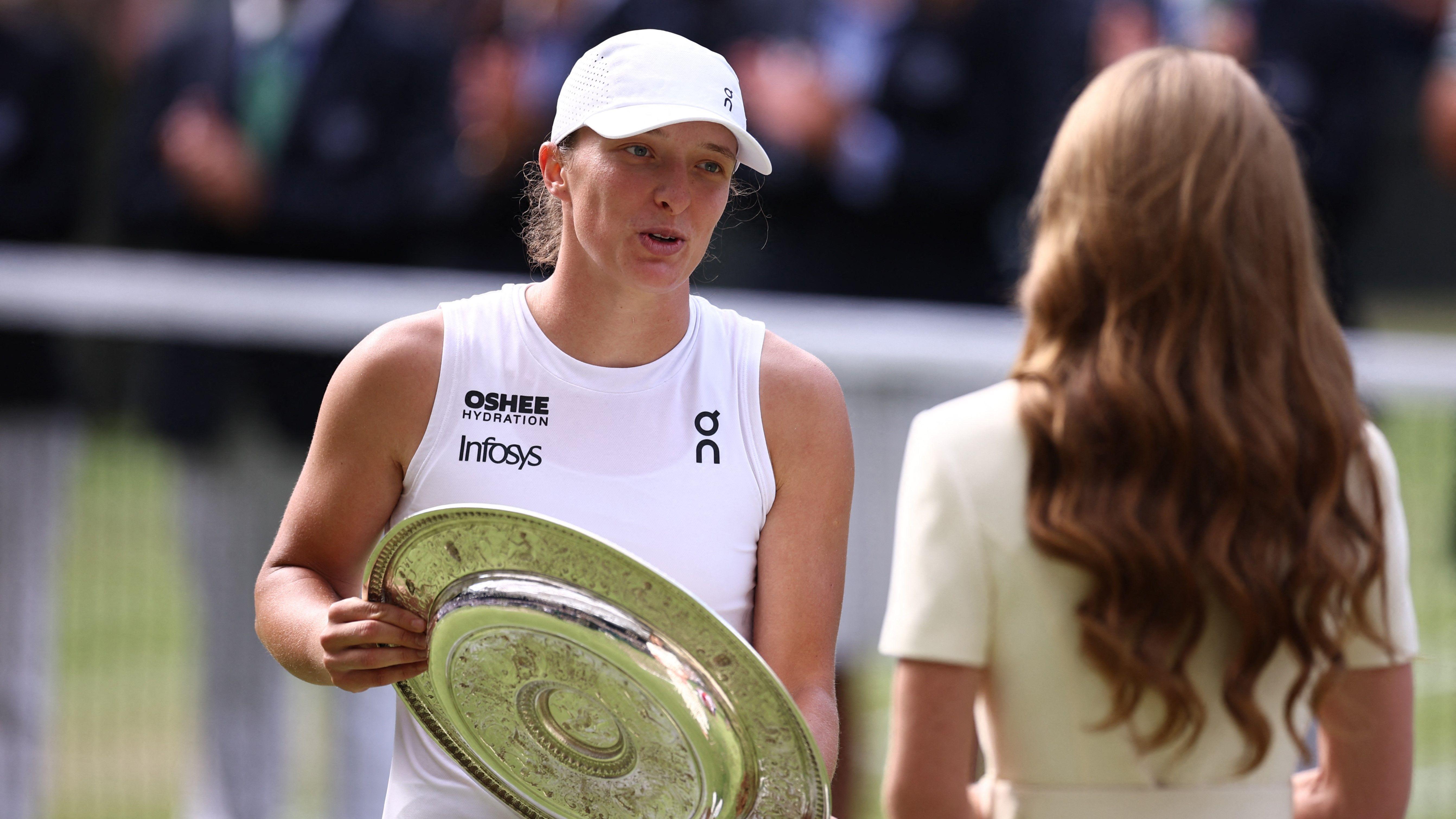 I didnt even dream this - Swiatek beats Anisimova in 57 minutes to win Wimbledon