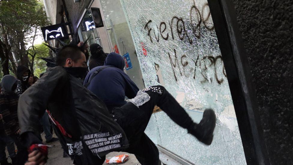 Protesta en México