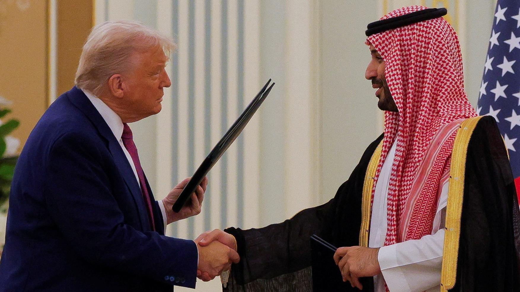 US and Saudi Arabia sign $142bn arms deal on first leg of Trump’s diplomatic tour