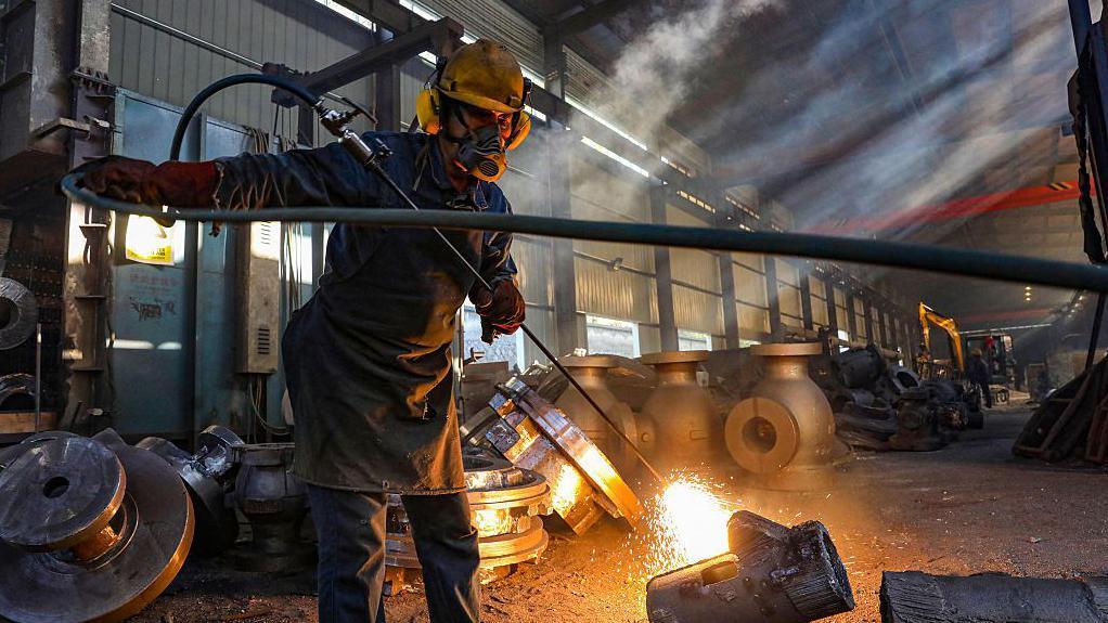 Trabajador industria siderúrgica