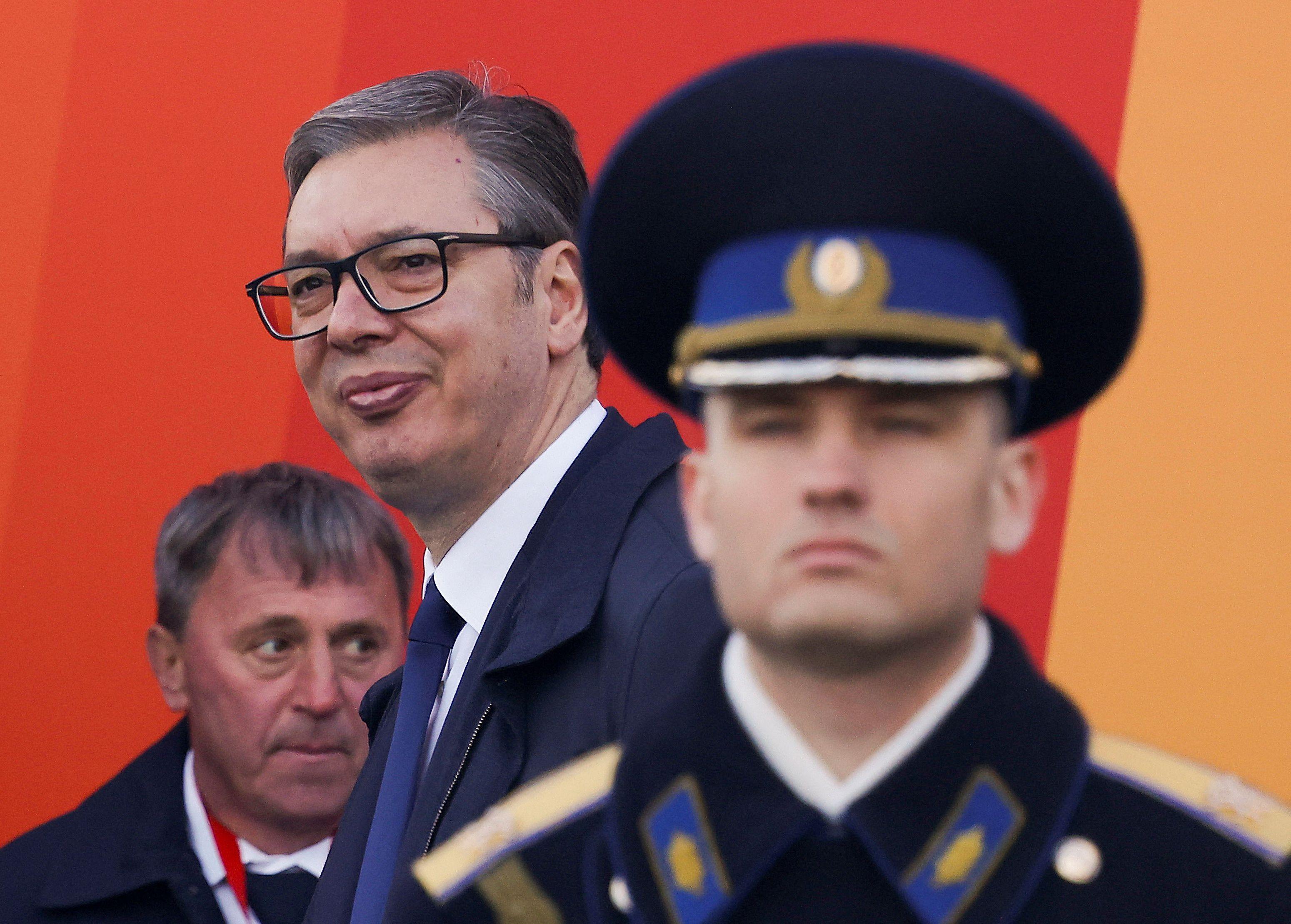 Predsednik Srbije na vojnoj paradi u Moksvi