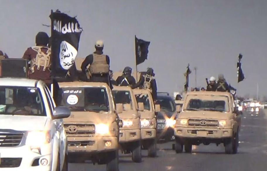 نام نہاد دولت اسلامیہ کی پروپیگنڈا ویڈیو سے لی گئی تصویر