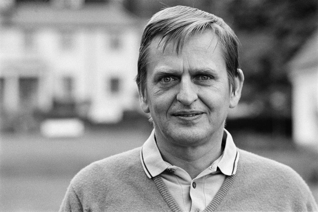 Retrato del primer ministro de Suecia Olof Palme en 1973