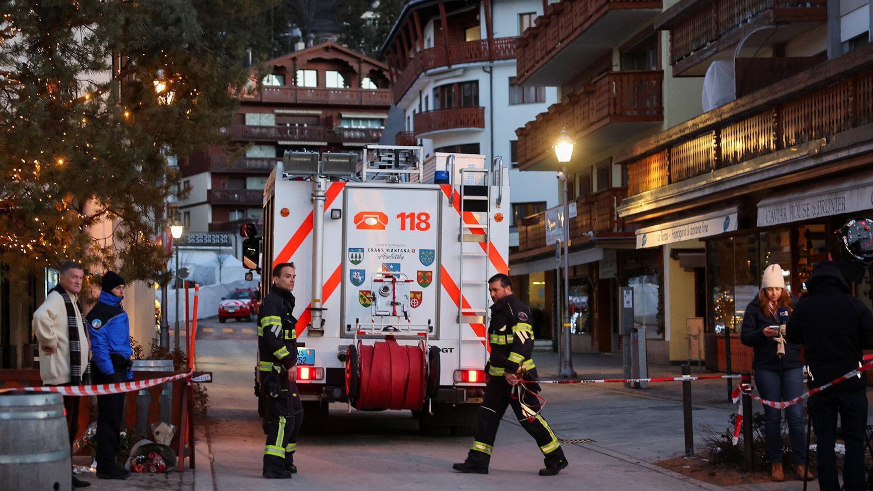 Search for Swiss fire victims continues as relatives face long wait for identification