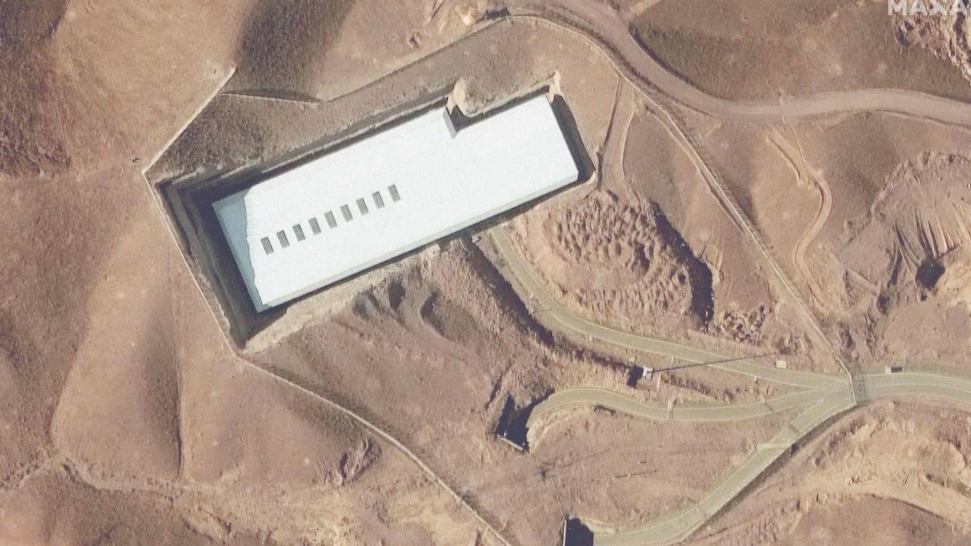 Foto satelit memperlihatkan fasilitas nuklir Natanz pada Januari 2025, sebelum serangan Israel pada 13 Juni 2025.