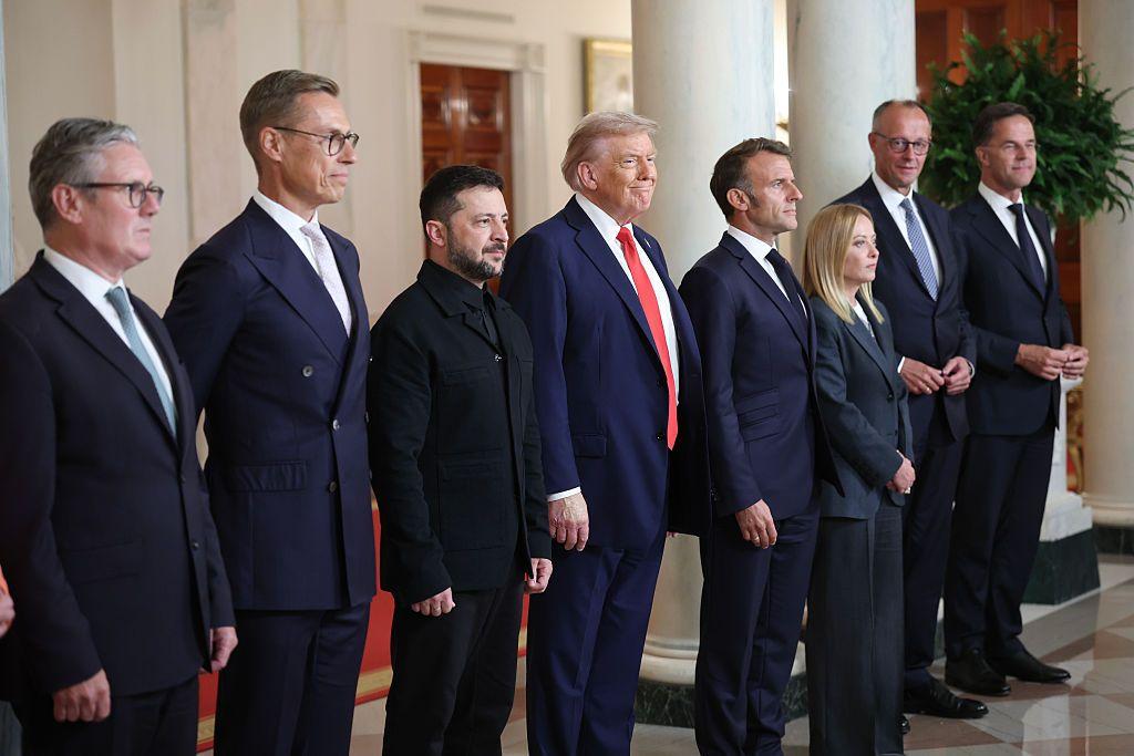 Trump, Zelensky y líderes europeos