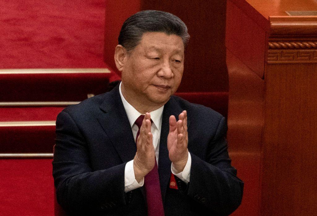 中國國家主席習近平拍手鼓掌