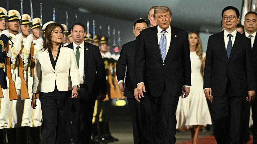 Trump arrives in China for high-stakes meeting with Xi Jinping