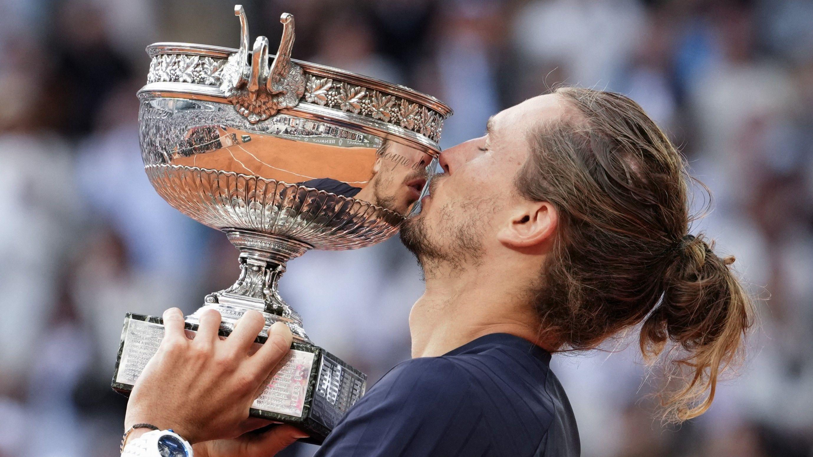French Open: Zverev beats Cobolli in five sets to win first Grand Slam title
