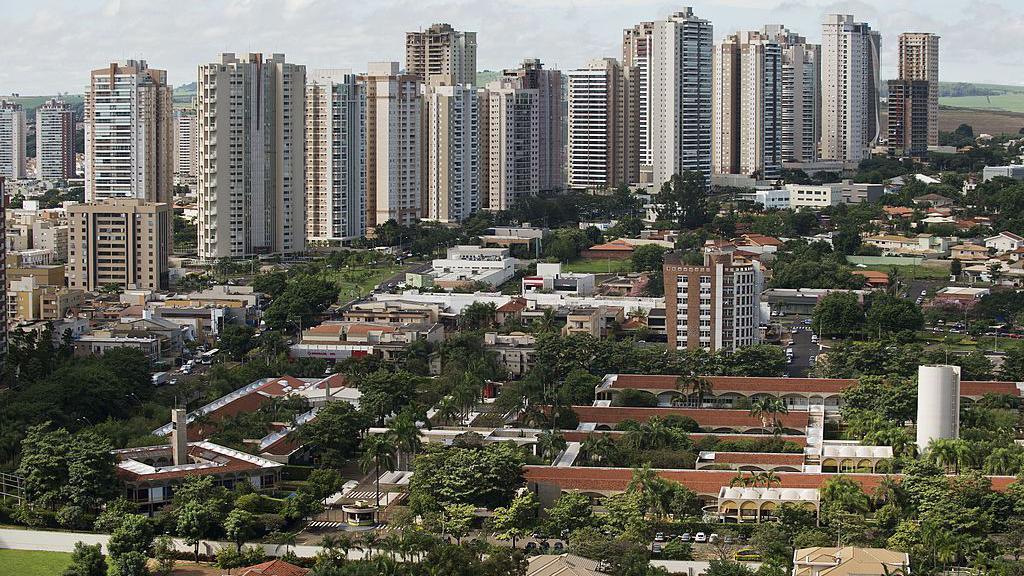Vista da cidade de Ribeirão Preto