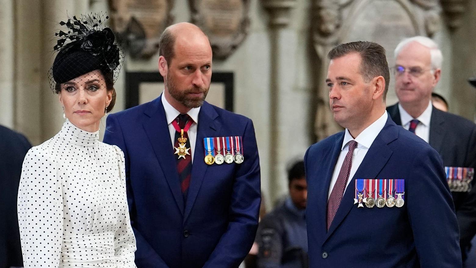 Royals join veterans at Westminster Abbey to mark 80 years since end of World War Two in Europe