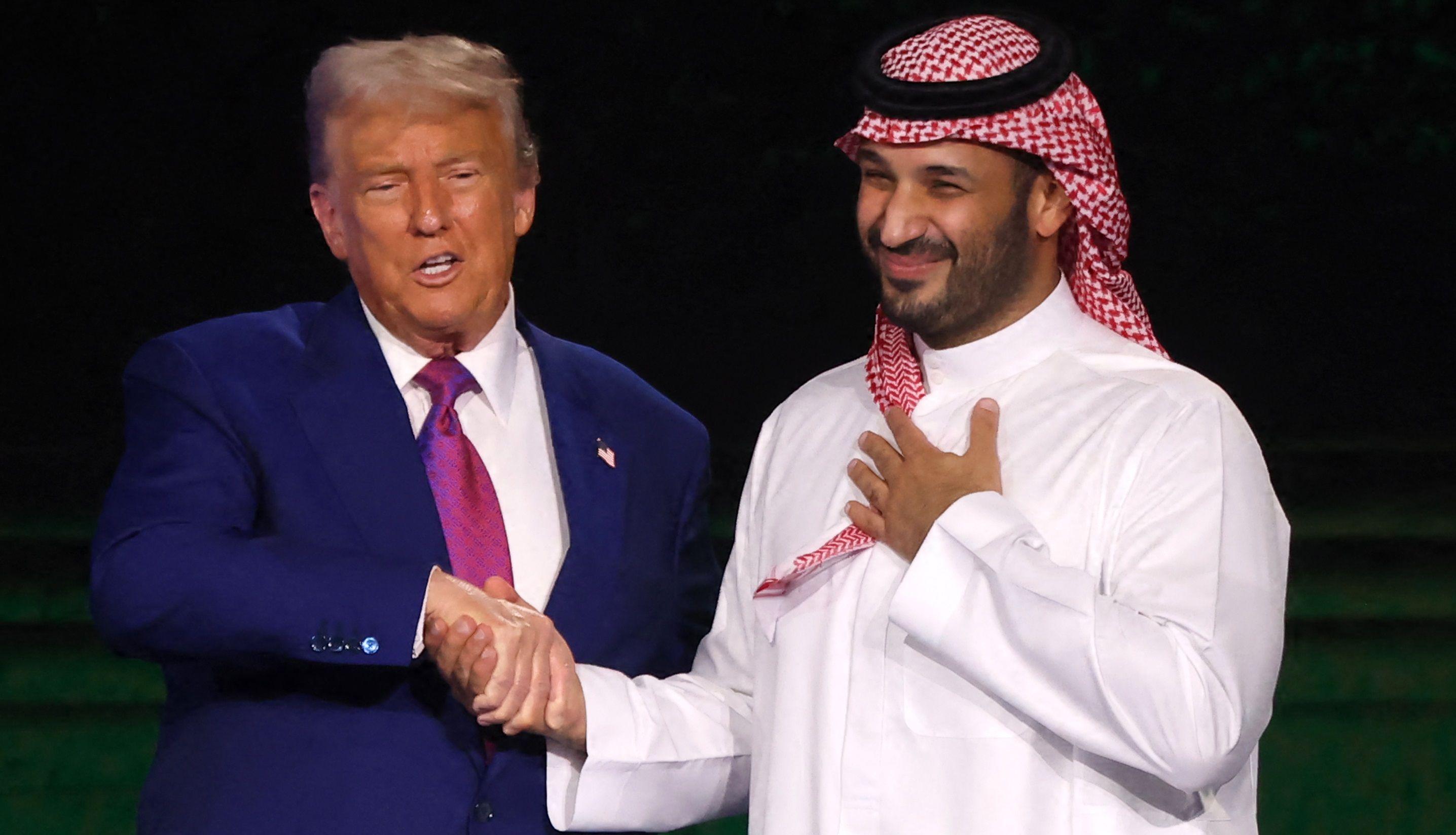  ڈونلڈ ٹرمپ، محمد بن سلمان 