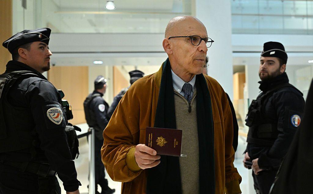 Christian Herrault, ex subdirector de operaciones de Lafarge, llegando al juzgado de París el día del veredicto.
