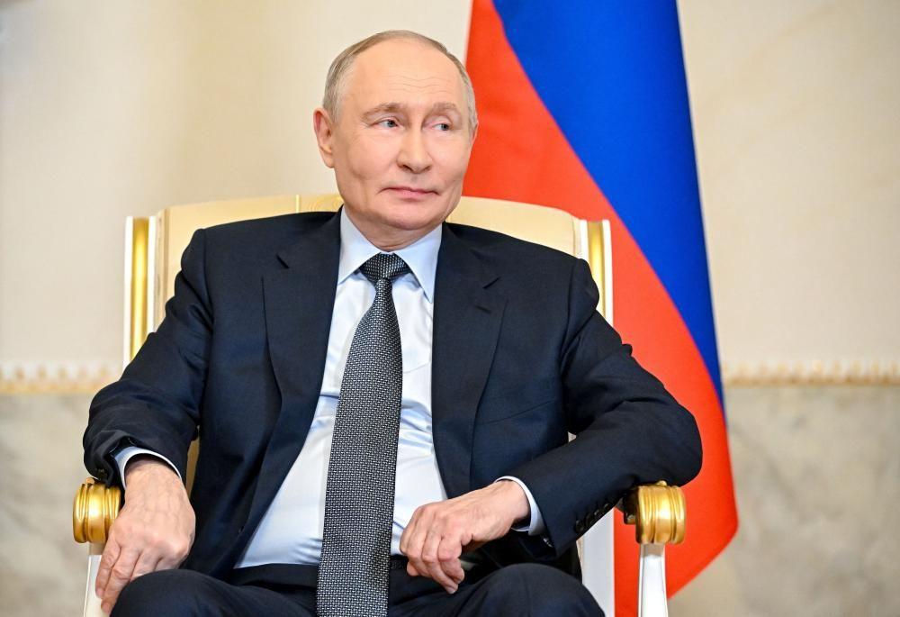 Vladimir Putin en San Petersburgo