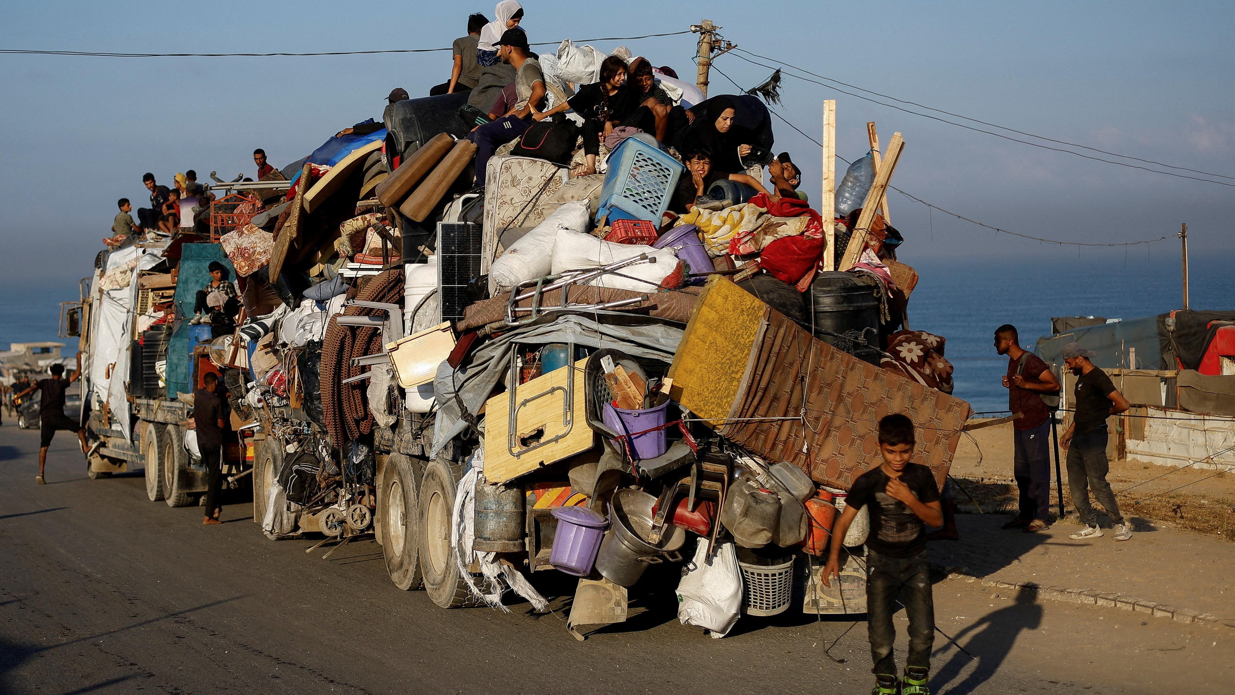 نزوح مستمر في غزة