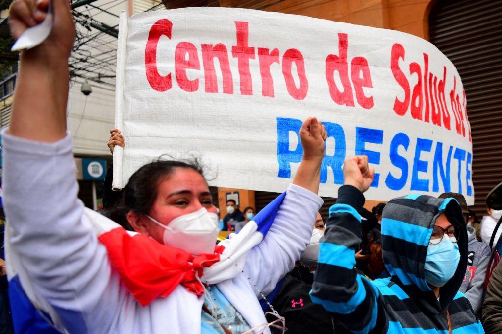 Los profesionales del sistema de salud paraguayo han salido ha protestar en los últimos años para pedir una mejora de sus condiciones laborales.