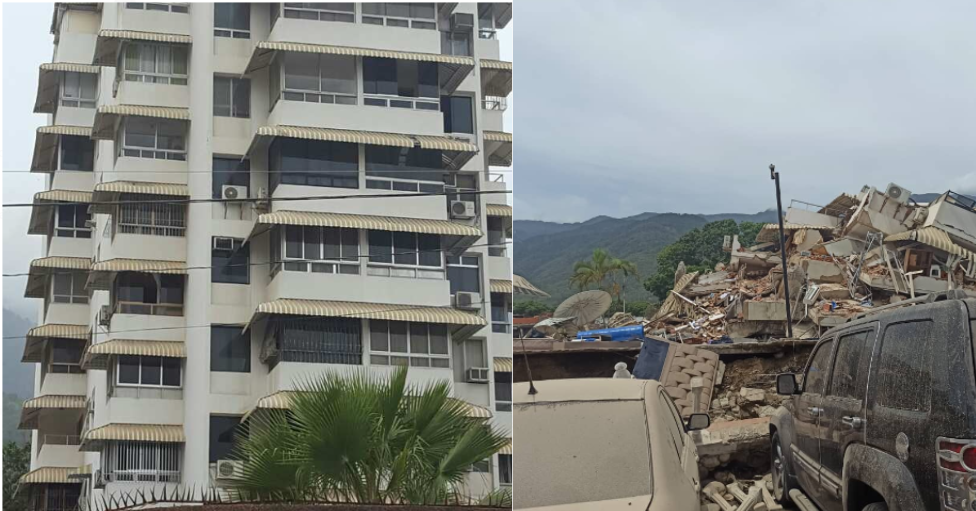 Edificio Palmar Este 1 antes y después