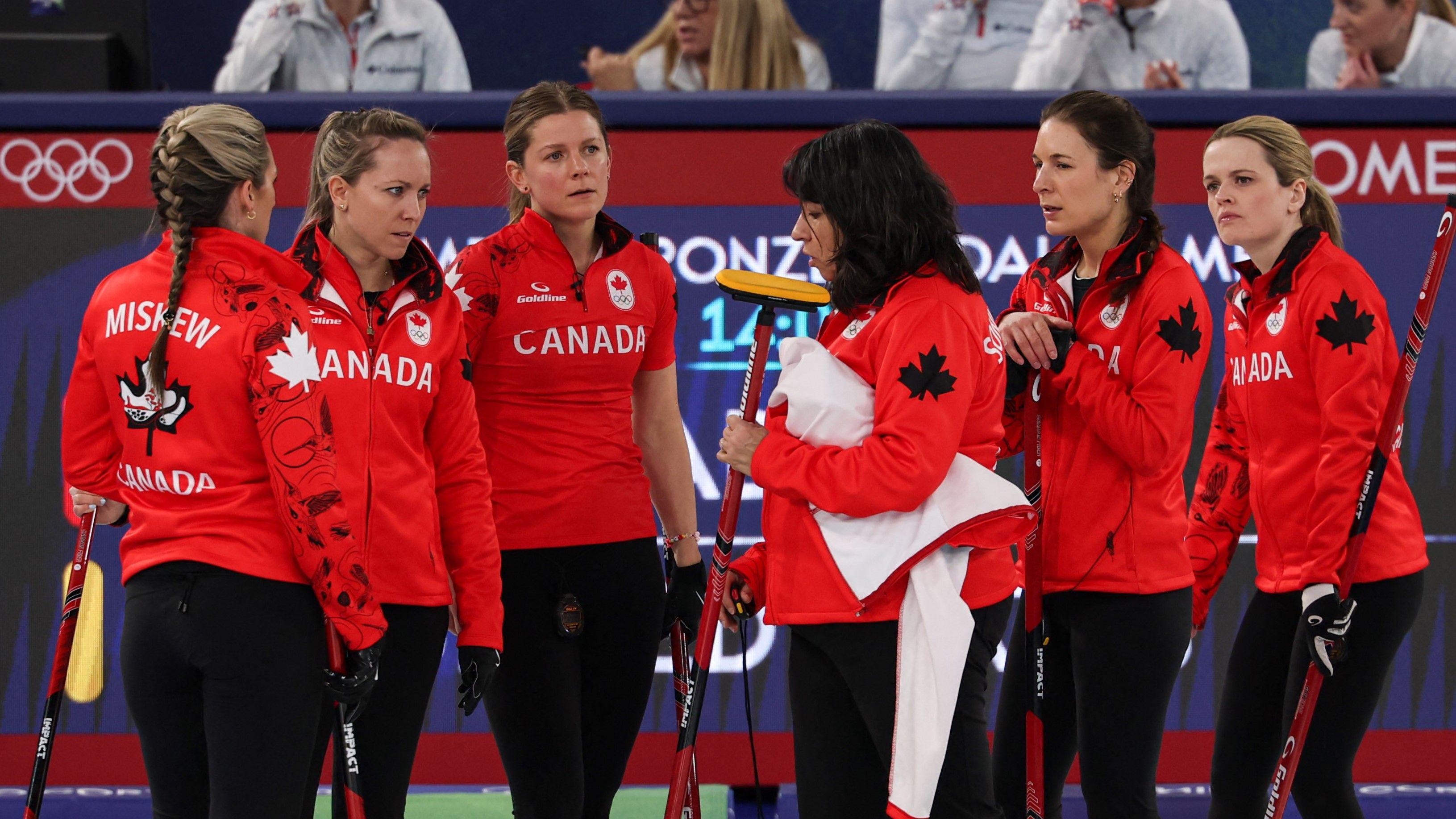 Winter Olympics: Curling bronze-medal match and womens biathlon - watch & follow