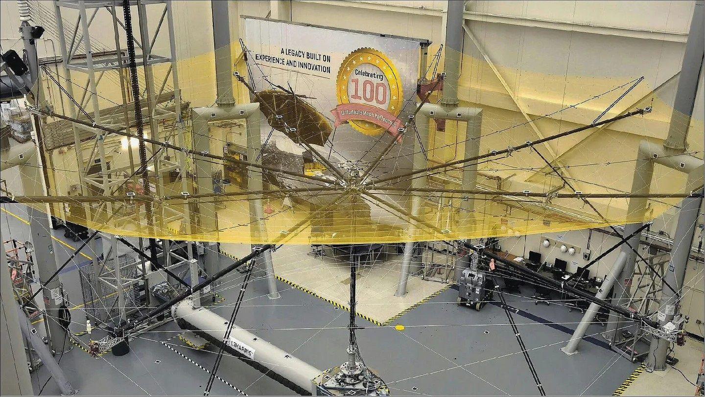 Foto mostra desenvolvimento de antena