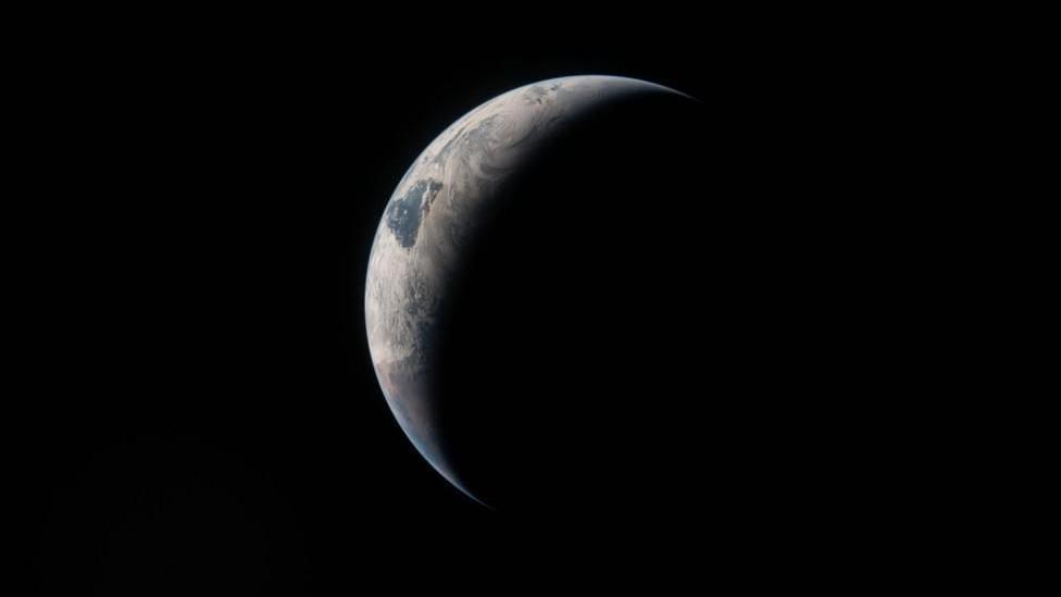 La Tierra vista desde Orión