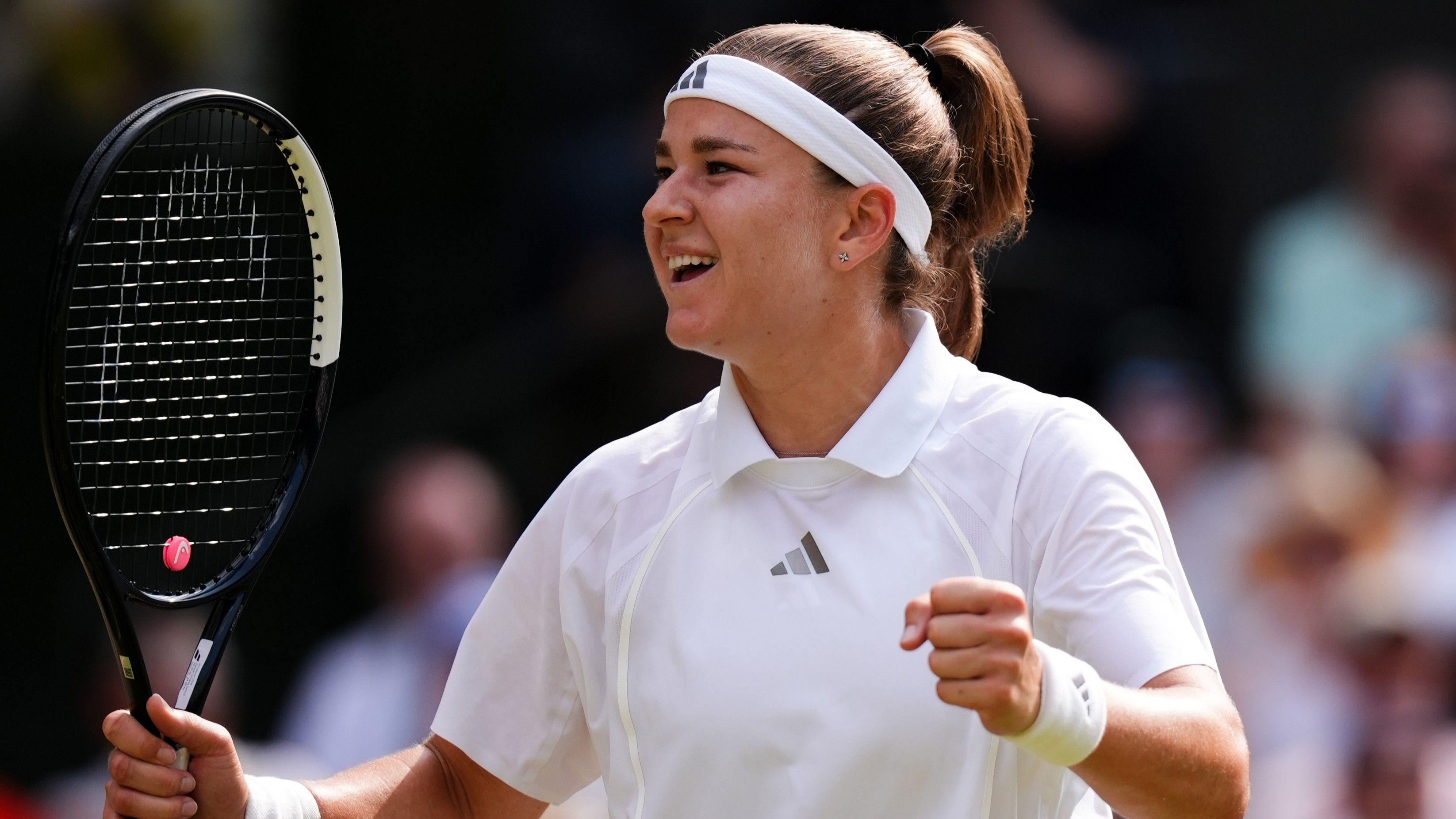 Watch Wimbledon: Muchova beats Gauff in rollercoaster tie-break to reach final