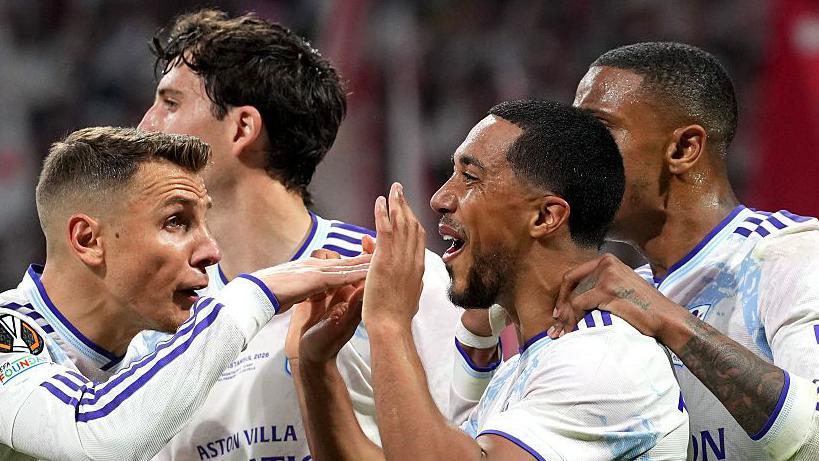Europa League final: Buendia doubles Aston Villa lead as they bid to end 44-year European wait