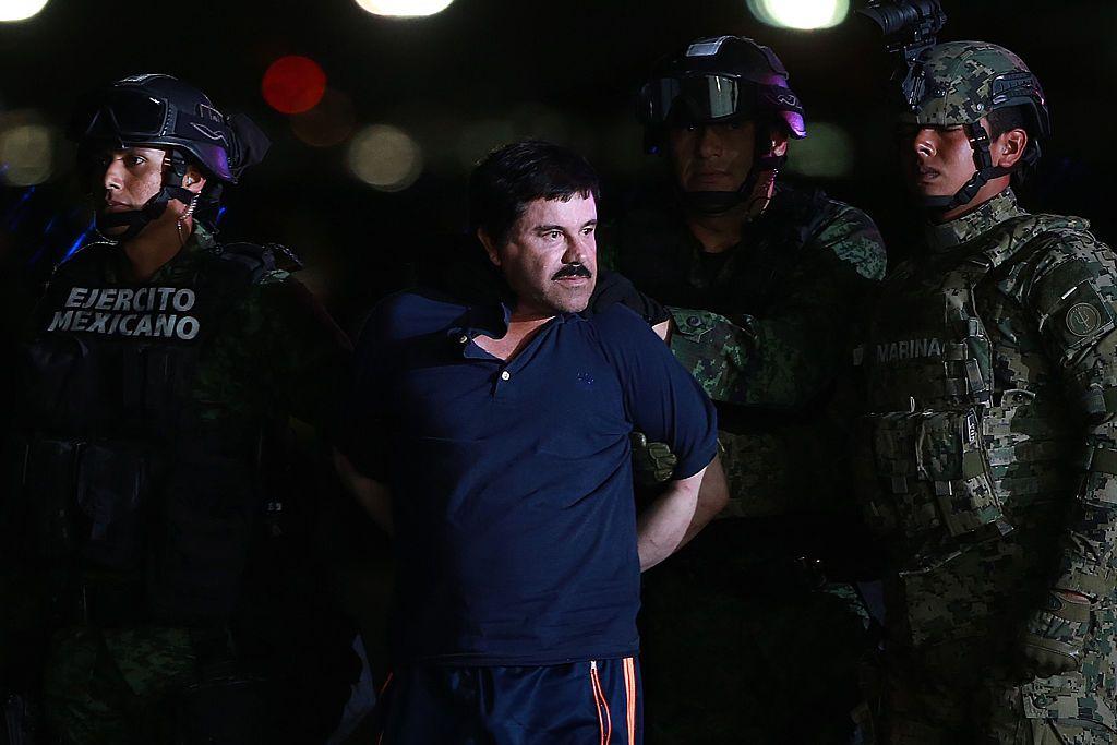 El Chapo Guzmán capturado.