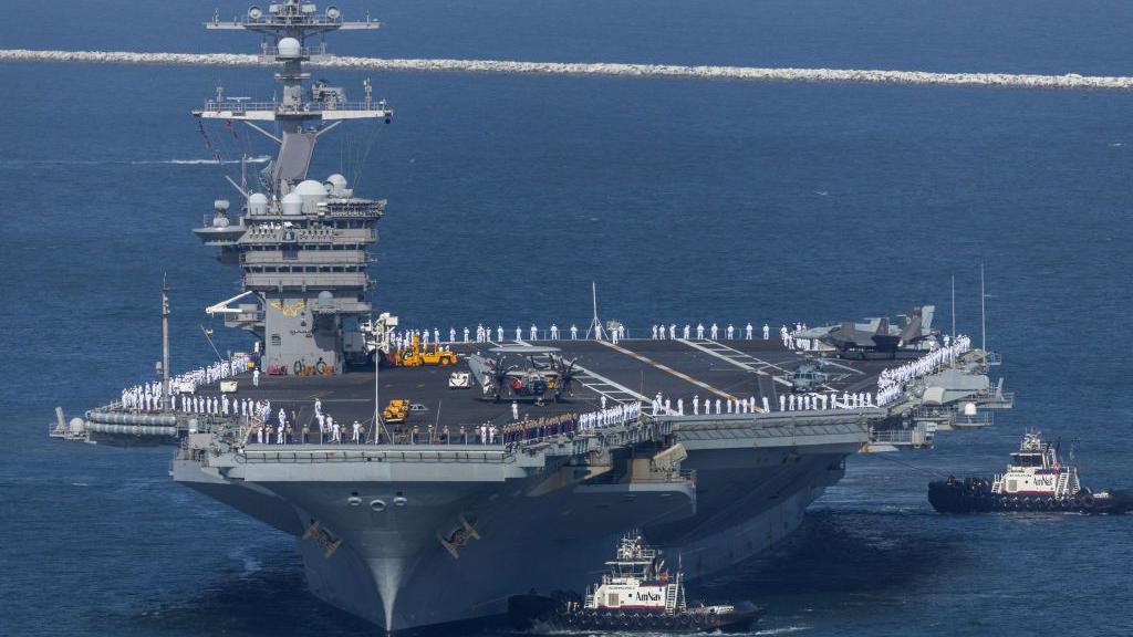 El portaaviones USS Carl Vinson.