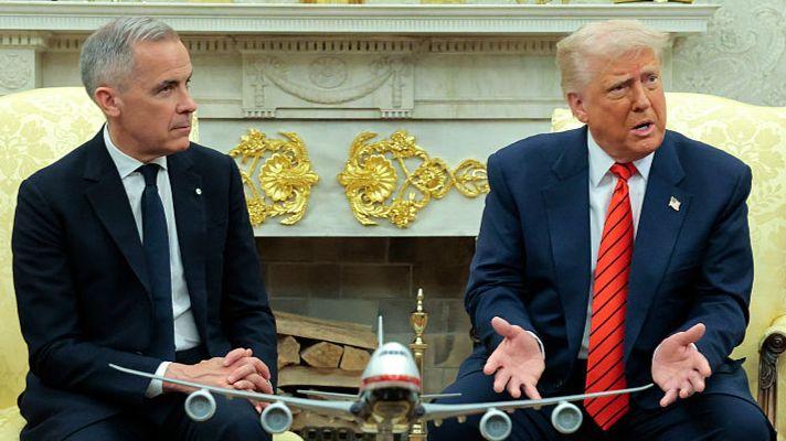 Canada 'not for sale, ever', Carney warns as Trump touts benefits of becoming 51st US state