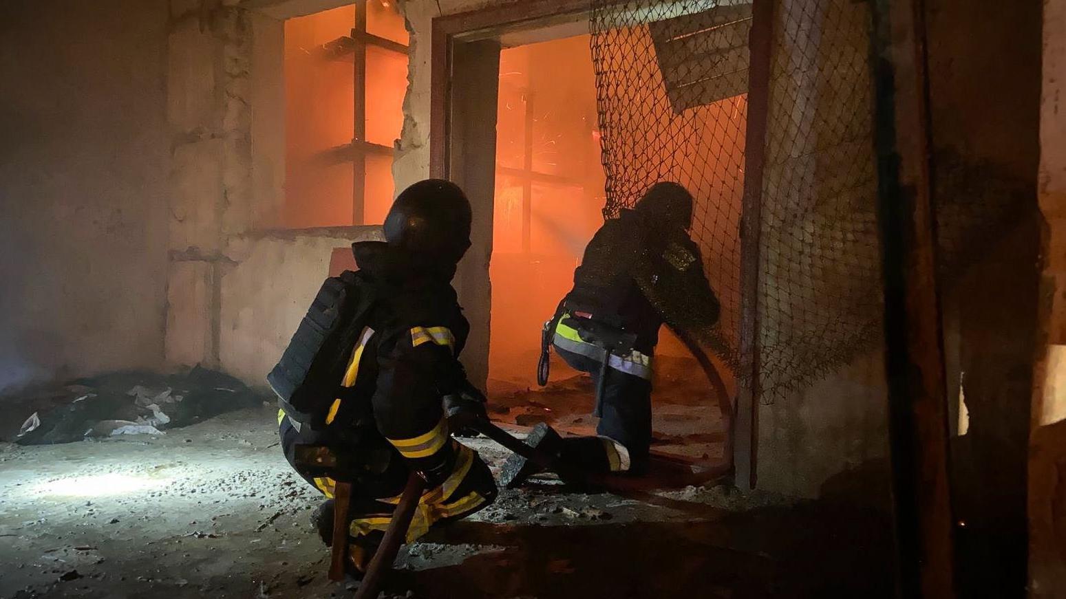 'Massive' Russian missile and drone attack causes power cuts across Ukraine, says energy firm