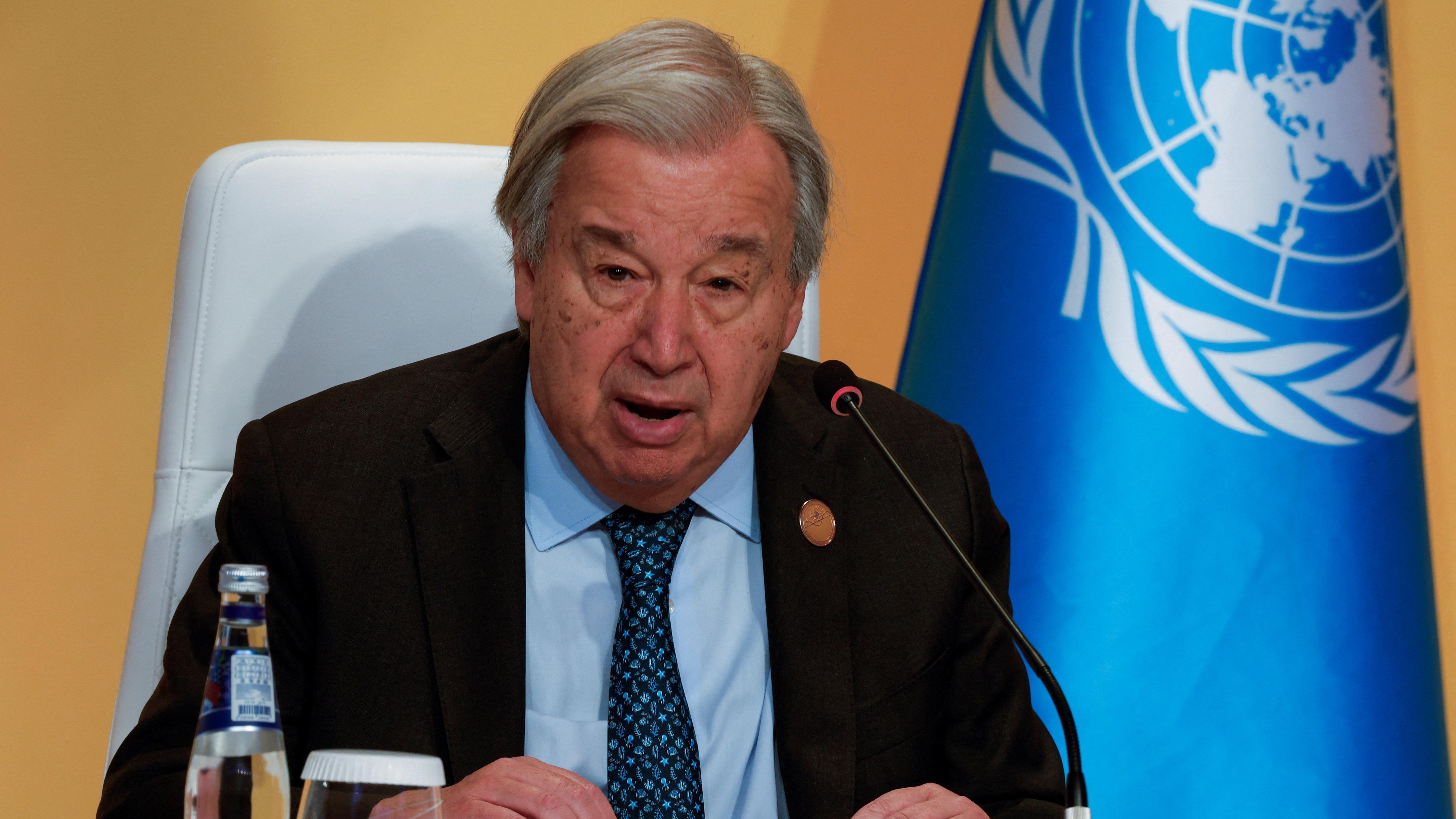 UN risks imminent financial collapse, secretary general warns
