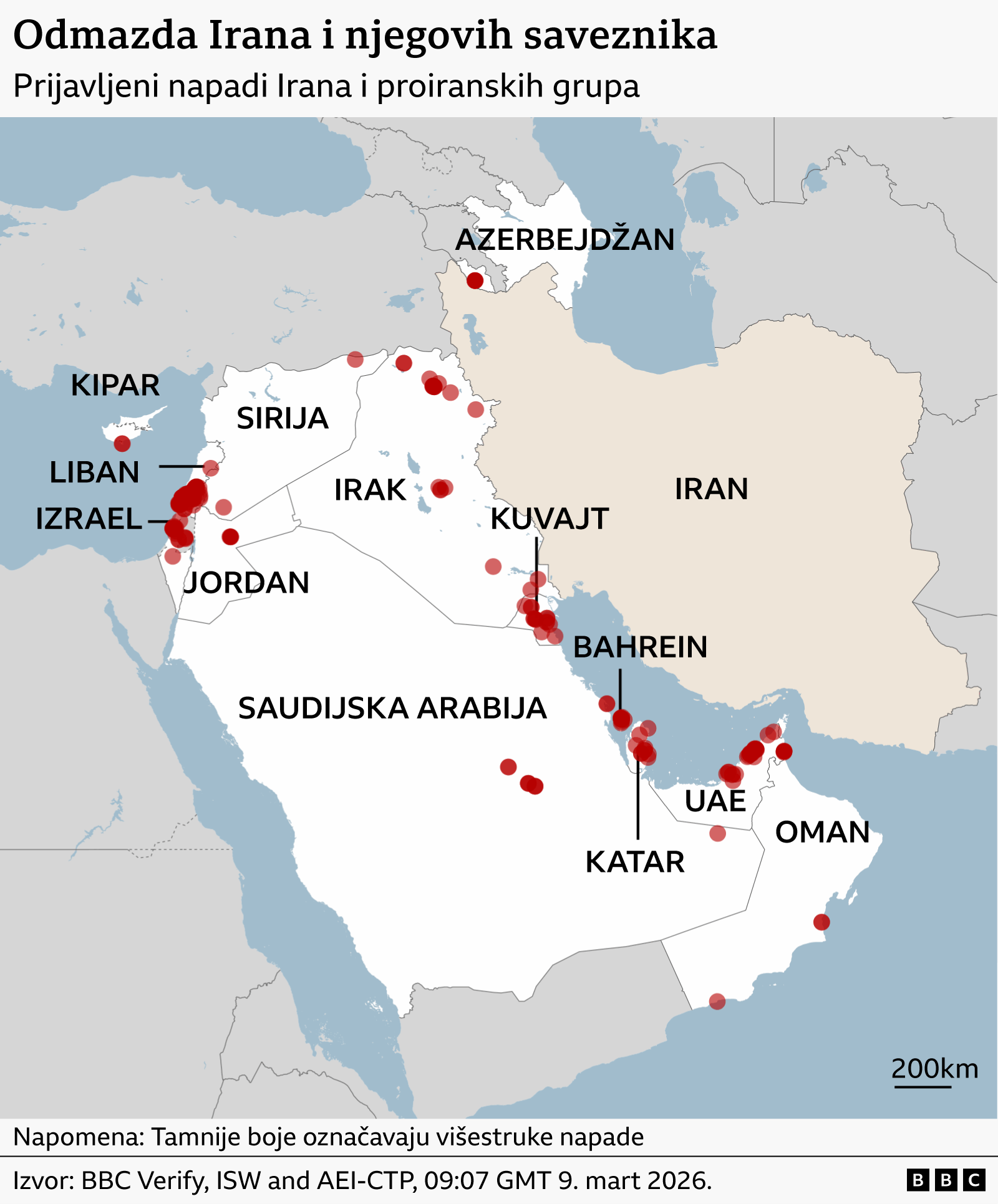 šta sve gađaju iran i hezbolah